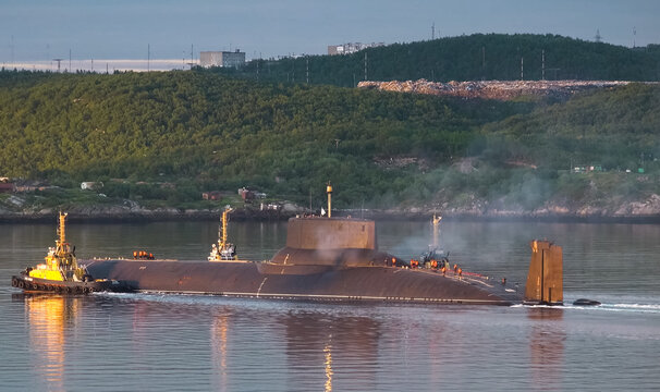 Russian nuclear submarine Dmitry Donskoy.