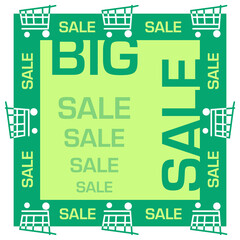 Big Sale Turquoise Green Sale Square 
