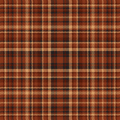 Fototapeta premium Tartan plaid pattern seamless. Print fabric texture. Check vector background.