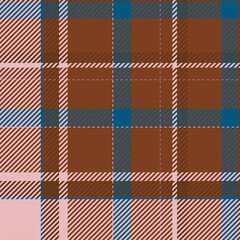 Tartan scotland seamless plaid pattern vector. Retro background fabric. Vintage check color square geometric texture.