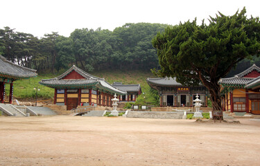 Fototapeta na wymiar South Korea Eunhaesa Buddhist Temple