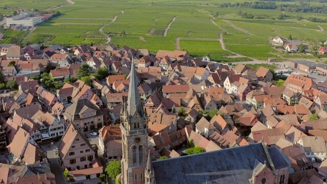Dambach la Ville village in Alsace France