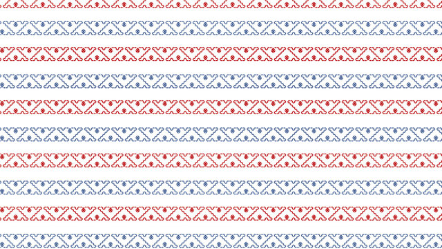 Traditional Seamless Color Pattern Vector for Background and Design