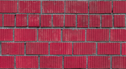 the wall texture is made of a small amount of pink brick