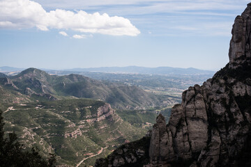 Mountain view from Montserrat, Catalunya