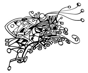 Pesce Fish Art Nouveau Liberty Deco