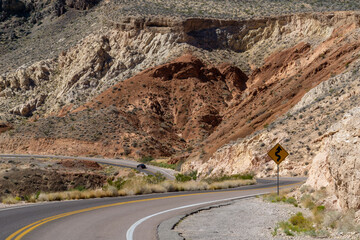 California along the road through Death Valley