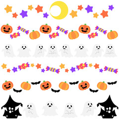 ハロウィンのラインセット