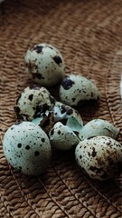 Obraz premium Quail eggs