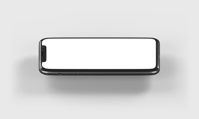 Fototapeta premium Phone Isometric Floating in Mid Air Landscape Realistic