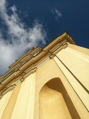 Fototapeta premium Temple against the blue sky