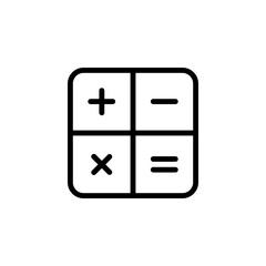 Calculator Icon Vector Illustration Design