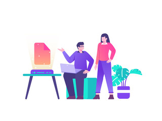 File development concept illustration-01