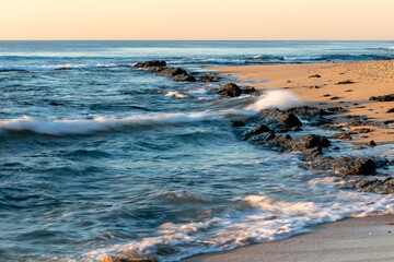 beach in the morning