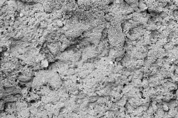 old concrete cement with cracks and natural destruction