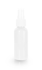 bottle spray isolated on white background.