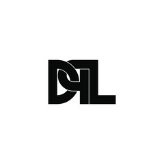 dpl letter original monogram logo design