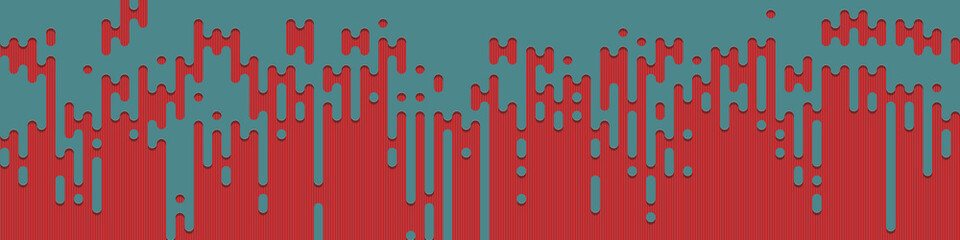 Abstract Rounded Color Lines halftone transition background illustration