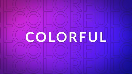 Trendy Typography Scene Title