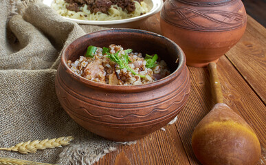 Latvian  porridge Griki