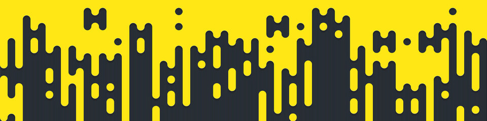 Abstract Rounded Color Lines halftone transition background illustration