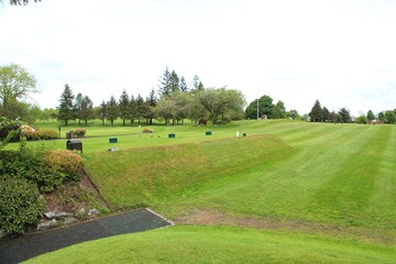 golf course in the spring