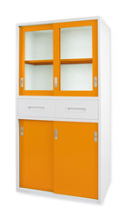 Modern Colorful Steel Furniture isolated on white background