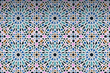 Muslims pattern background. Vector Illustration.
