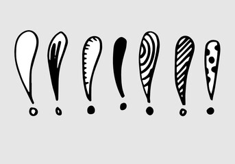 Image of an exclamation mark icon on a white background.