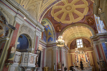 Nef de l'église Saint-André à Sant'Andrea di Bozio, Corse