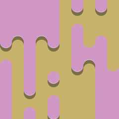 Abstract Rounded Color Lines halftone transition background illustration