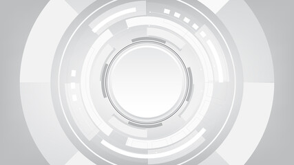 Grey white Abstract technology background,Hi tech digital connect, communication, high technology concept, science, technology background