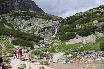 Wodospad Skok - Tatry Wysokie, Słowacja © Monika