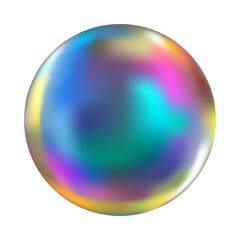 Soap bubble isolated vector