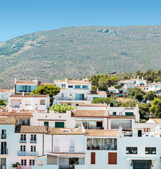 Street of Cadaques in Catalonia