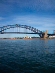Fototapeta na wymiar Panoramic view of Sydney Harbour NSW Australia