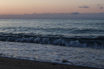 Beautiful sea and clouds sky