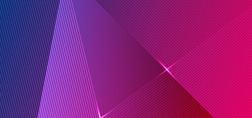 Abstract blue and pink gradient background with diagonal lines
