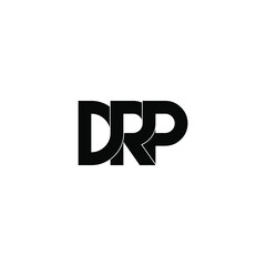 drp letter original monogram logo design