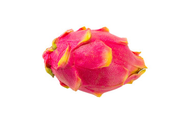 Sweet tasty dragon fruit or pitaya isolated on white