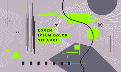 Modern abstract cover, minimal cover design. Colorful geometric background, vector illustration.