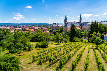 Fototapeta na wymiar Panorama über die Stadt Bamberg, Deutschland 