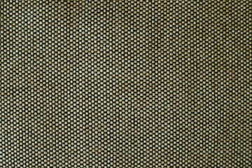 Burlap fabric, cotton fabric close-up beige and brown, with space for text.