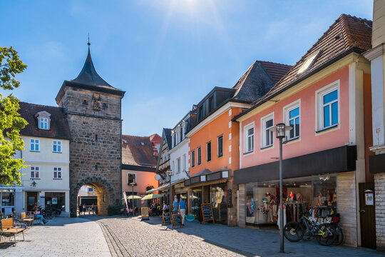 Altstadt von Lichtenfels, Bayern, Deutschland 