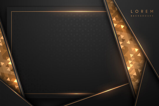 Free Vector  Elegant abstract gold background with shiny elements