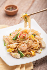 Seafood Kway Teo with Chopstick