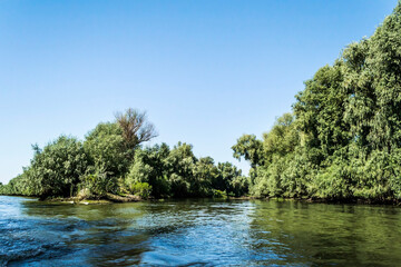 The Danube Delta, the second largest river delta in Europe. Romania.