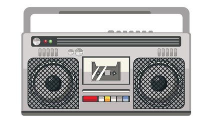 Retro portable boombox © AnnaPa