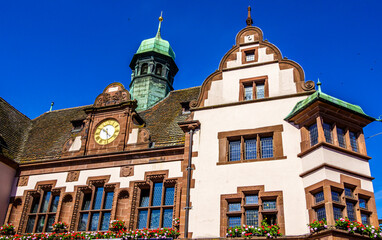 old town of freiburg im breisgau - germany