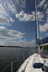 Fototapeta premium yacht, nature, bay